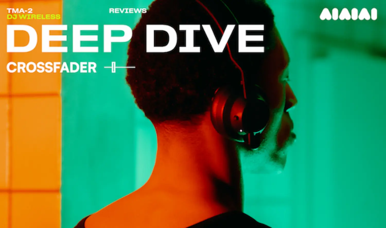 auriculares inalámbricos AIAIAI TMA-2 DJ Wireless en uso profesional durante análisis de Crossfader