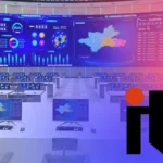 Pantallas LED profesionales ITC en sala de control con visualización de datos a gran formato