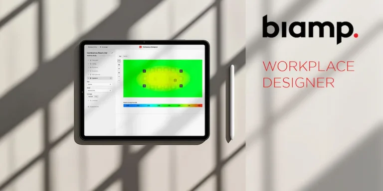 Biamp Workplace Designer para optimizar salas de reuniones y espacios corporativos
