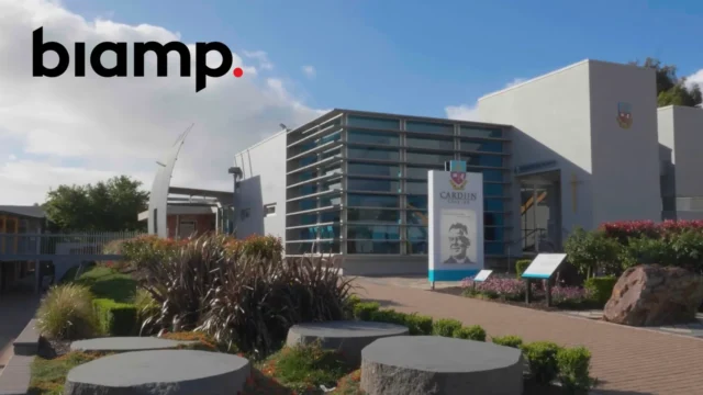 biamp vocia megafonia ip cardijn college