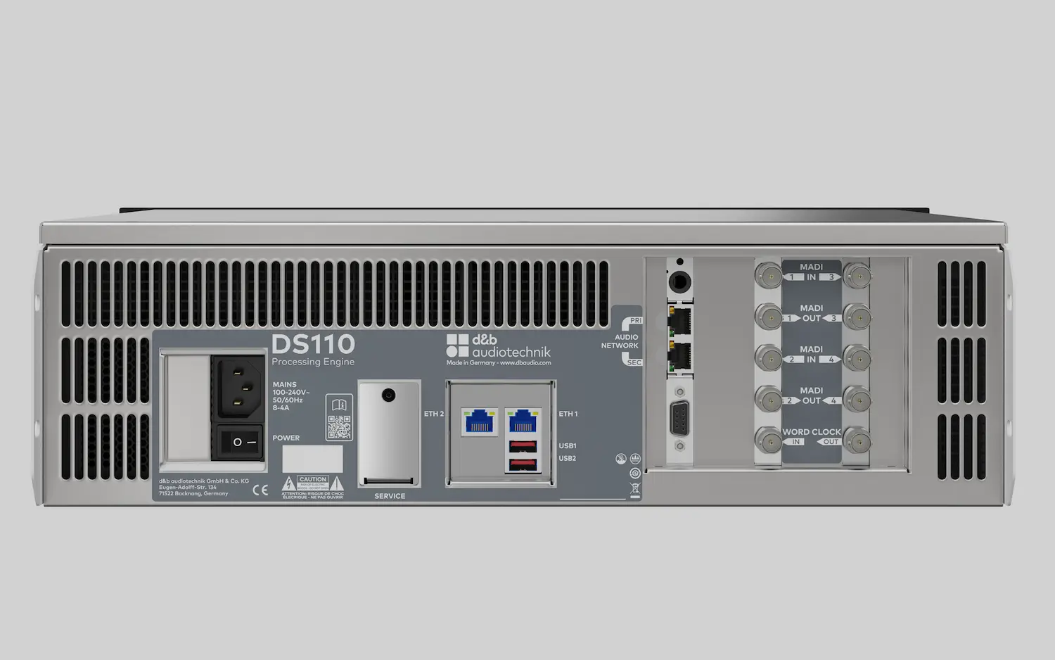 d&b audiotechnik DS110 motor Soundscape para audio inmersivo