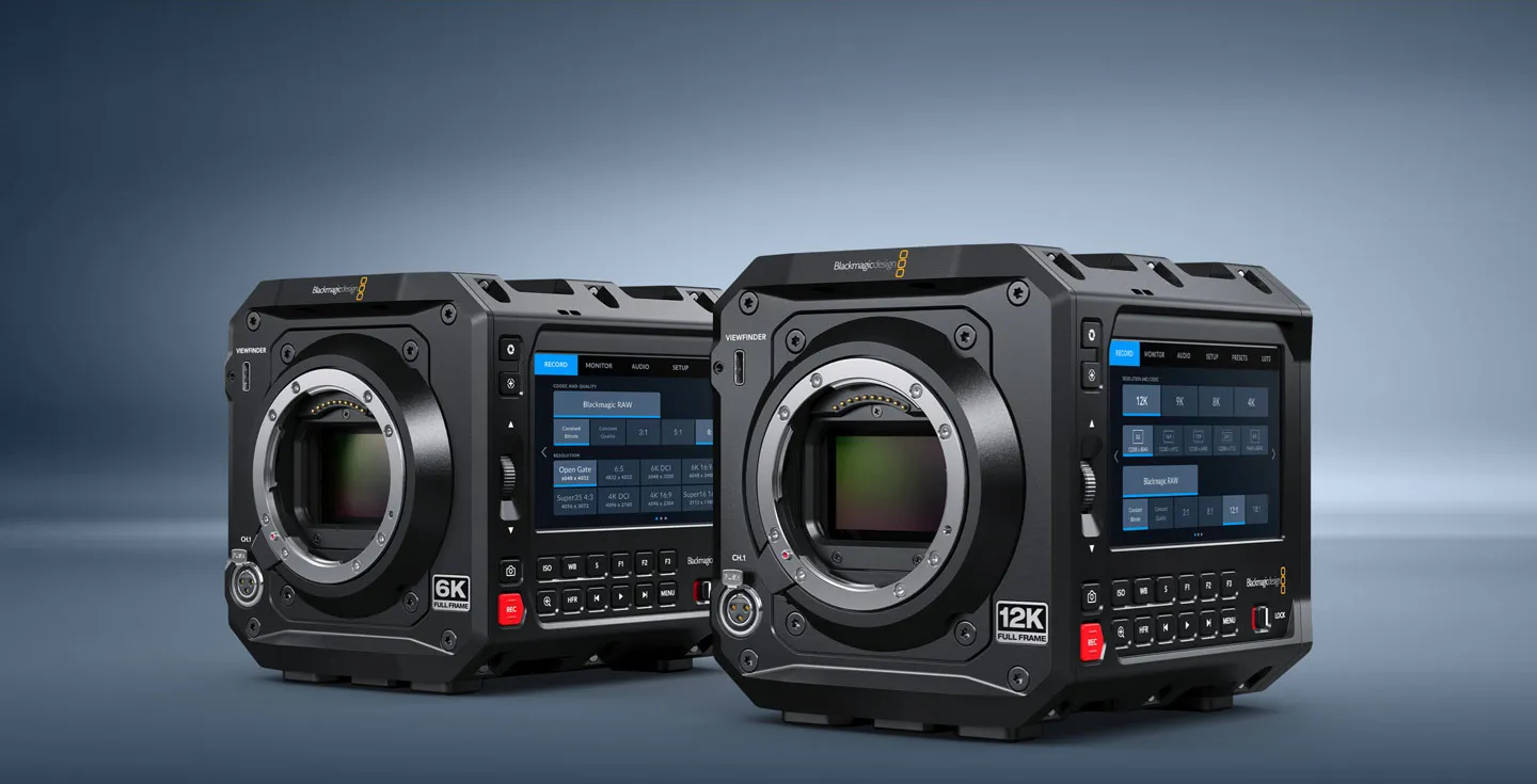 Modelos de la Blackmagic PYXIS 12K Netflix aprobada para producciones originales 4K