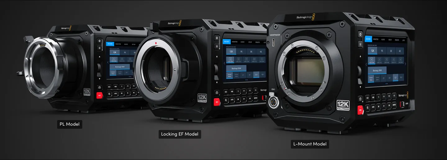 Compatibilidad de objetivos cinematográficos con la Blackmagic PYXIS 12K