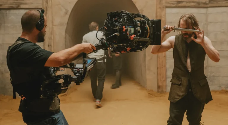 URSA Cine 17K 65 de Blackmagic Design en el set del largometraje Bedlam