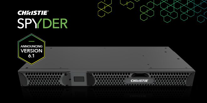 Spyder-S 6.1 plataforma modular de procesamiento de vídeo Christie