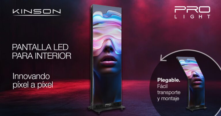 VISION FOLD P2.5 pantalla LED plegable portátil para retail y eventos