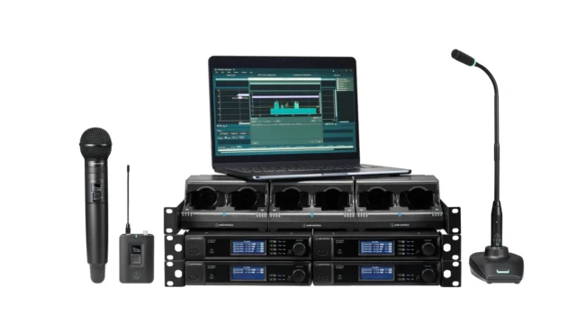 Sistema inalámbrico digital UHF Audio-Technica D50 para sonido en directo