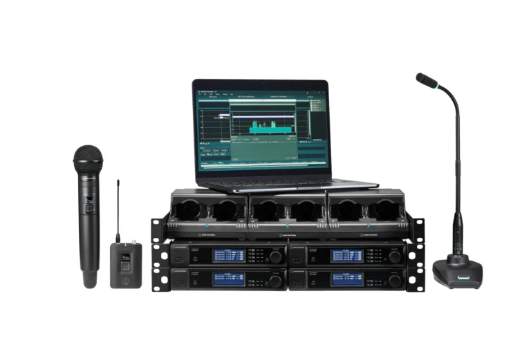 Sistema inalámbrico digital UHF Audio-Technica D50 para sonido en directo