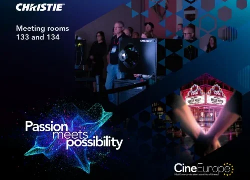Christie CineEurope 2026 presenta sus soluciones de proyección para salas de cine en las salas 133 y 134.