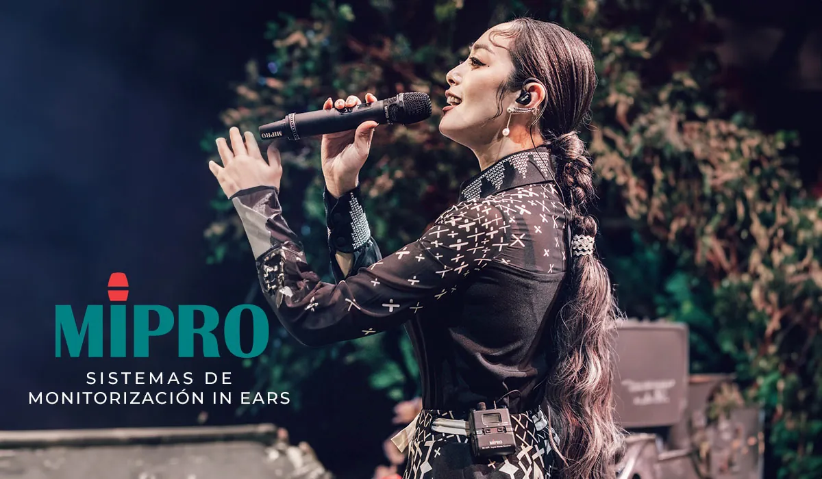 Sistemas de monitorización in-ear MIPRO para músicos en directo