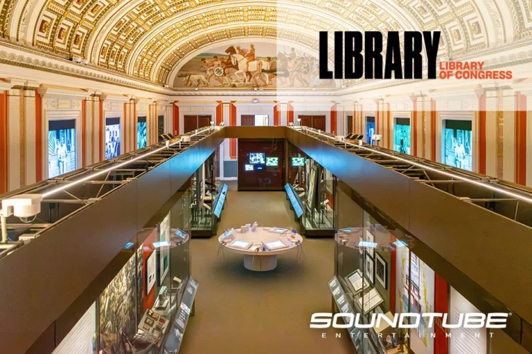 Galería de los Tesoros de la Biblioteca del Congreso de EEUU con sistema de audio SoundTube