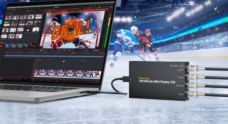 UltraStudio Mini 12G de Blackmagic Design con Thunderbolt 4 y SDI 12G