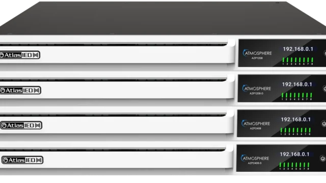 Amplificadores AtlasIED Atmosphere AZP para instalaciones de audio comercial