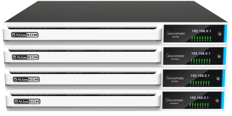 Amplificadores AtlasIED Atmosphere AZP para instalaciones de audio comercial