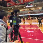 Blackmagic URSA Cine Immersive en partido de Kawasaki Brave Thunders