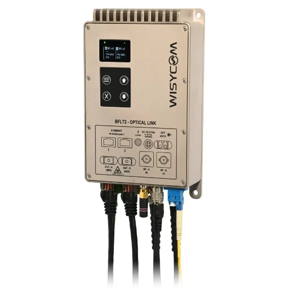 Fluge Euskadi despliega Wisycom para el diseño RF de Zetak en San Mamés 4 Conversores Wisycom BFLT2 y BFLR2 para la distribución de RF mediante fibra óptica