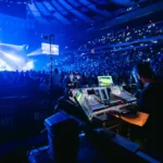 Consola DiGiCo Quantum5 en el FOH de la gira de Charlie Puth en el Madison Square Garden