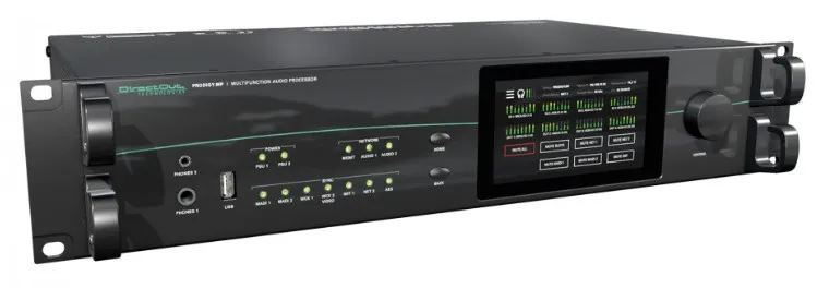 De Cibeles a Canarias: el despliegue audiovisual de la visita del Papa León XIV a España 4 Procesador de audio multifunción DirectOut PRODIGY.MP empleado en el acto de Montserrat