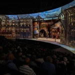 Proyección inmersiva 360º de El Último Cantar Puy du Fou España con proyectores Christie