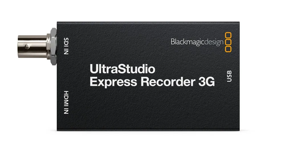 Blackmagic presenta los UltraStudio Express 3G: captura y monitorización portátil por USB4 2 UltraStudio Express Recorder 3G con entradas SDI 3G y HDMI para captura