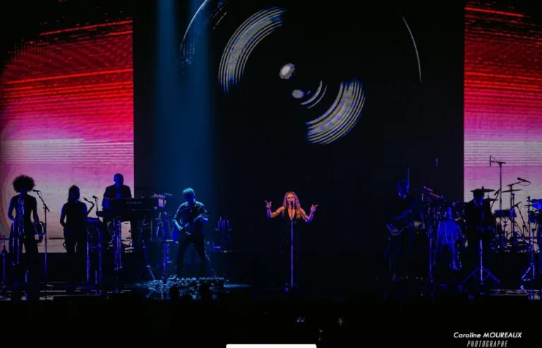 Vanessa Paradis en directo durante su gira de 2026 con el sistema inalámbrico Sennheiser Spectera