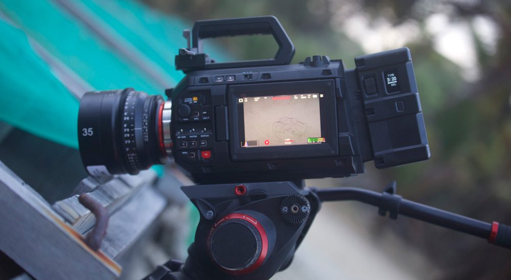 Blackmagic URSA Cine 12K LF utilizada para el rodaje del documental de Nature Seekers