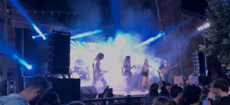 Sonido Line Array e iluminación Audibax PRO en Campillejo