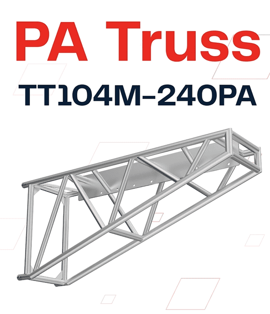 TAF TT104M-240PA truss para sistemas PA y grandes cargas