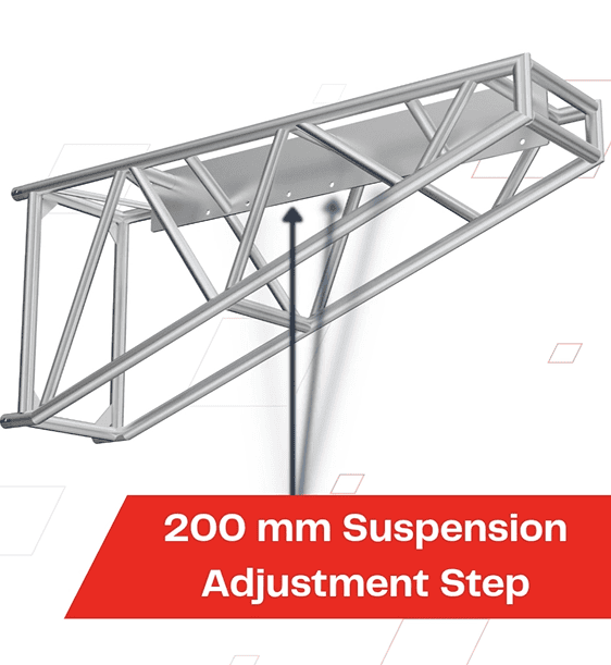 TAF TT104M-240PA truss para sistemas PA y grandes cargas en eventos 4 Estructura truss para eventos, touring, iluminación y sistemas PA
