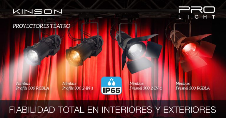 KINSON amplía su catálogo de iluminación profesional para exteriores con PROLIGHT Nimbus IP65