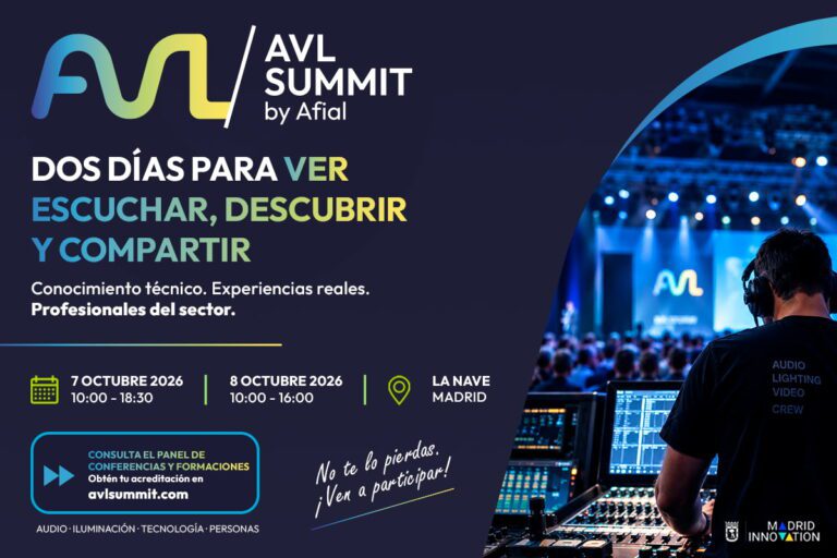 AVL SUMMIT by AFIAL 2026 reúne al sector audiovisual en Madrid los días 7 y 8 de octubre