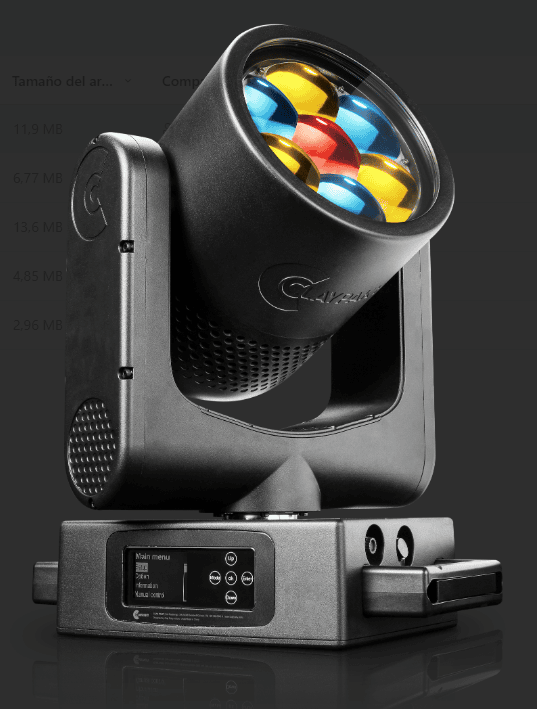 Claypaky B-EYE Multilens: nuevas cabezas móviles RGBL IP66 4 Claypaky B-EYE 7 cabeza móvil RGBL compacta IP66