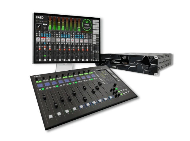AEQ CAPITOL IP PLUS en IBC 2026: consola IP compacta para radio y televisión 3 AEQ CAPITOL IP PLUS en IBC 2026 para radio y televisión