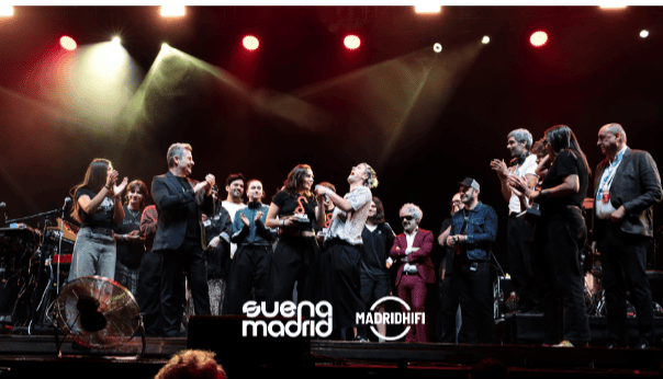 Madrid Hifi y Suena Madrid en la ceremonia de la final del concurso en el Movistar Arena