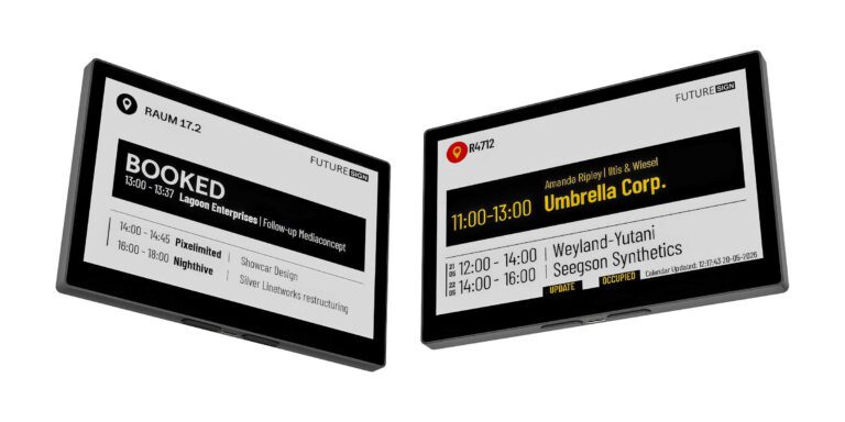 Concept International lanza FutureSIGN Meet en España: carteles digitales de puerta con tinta electrónica y Wi-Fi