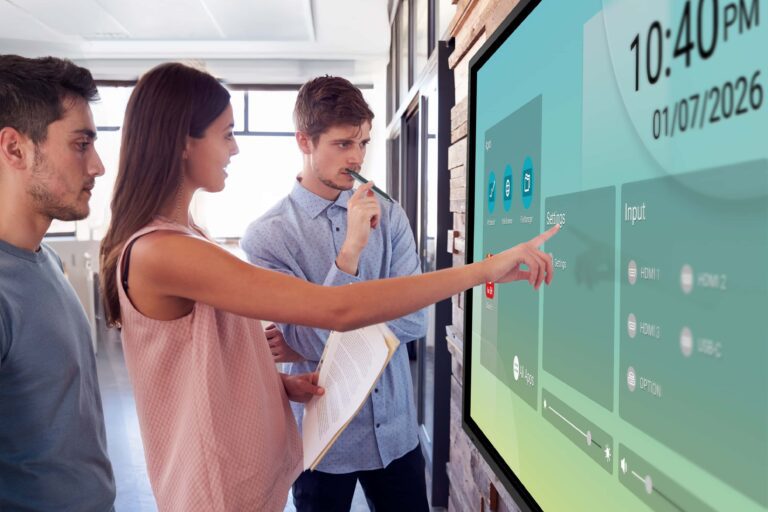 Plugin Q-SYS para pantallas Sharp y NEC con control e integración audiovisual