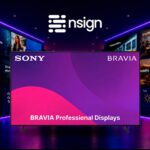 nsign en pantallas profesionales Sony BRAVIA para digital signage