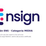 nsign obtiene la certificación ENS en categoría MEDIA para su plataforma de digital signage
