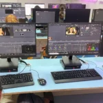 Laboratorio de posproducción de UNIFACHA equipado con DaVinci Resolve Studio