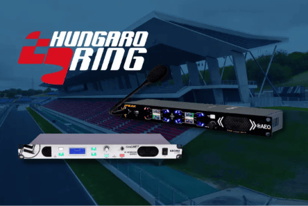 AEQ en Hungaroring: sistemas de intercomunicación IP CROSSNET 72, TP8116, TP8416 y XPEAK_R
