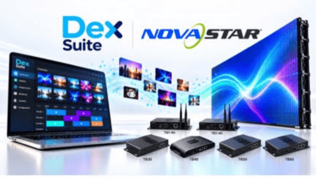 SIA Interactive integra DEX Suite con las controladoras Novastar Taurus