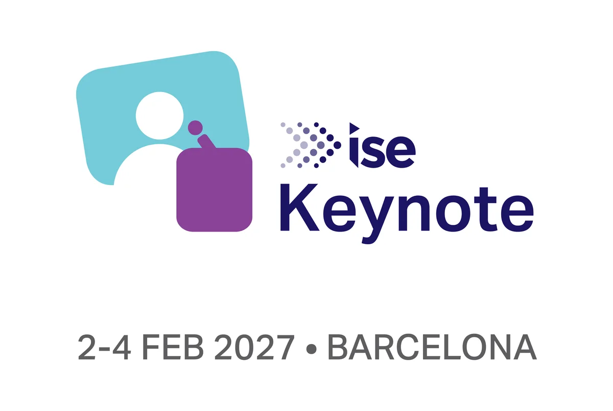 Mo Gawdat llevará el debate sobre la IA a la Business Keynote de ISE 2027 2 Identidad gráfica del programa de keynotes de ISE 2027 en Barcelona