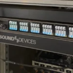 Receptores Sound Devices Astral ARX32 instalados en el rack de RF de la gira de Manuel Carrasco