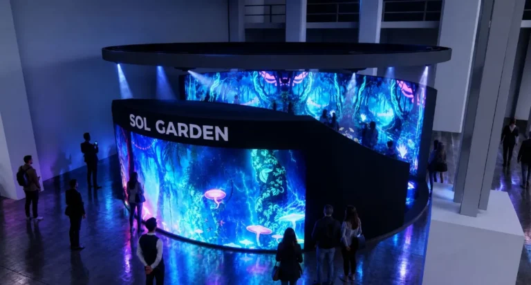 Sol Garden, experiencia artística inmersiva de Spark 2027 en Fira Montjuïc